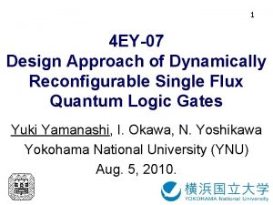 1 4 EY07 Design Approach of Dynamically Reconfigurable