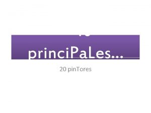 40 princi Pa Les 20 pin Tores Simone
