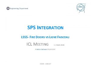 SPS INTEGRATION LSS 5 FIRE DOORS VS LIGNE