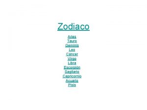 Zodiaco Aries Tauro Geminis Leo Cncer Virgo Libra