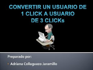 CONVERTIR UN USUARIO DE 1 CLICK A USUARIO