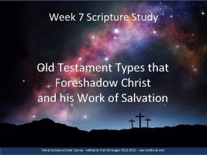 Week 7 Scripture Study Listening to Study Gods