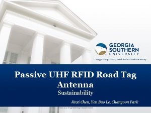 Passive UHF RFID Road Tag Antenna Sustainability Jinxi