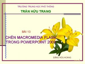 TRNG TRUNG HC PH THNG TRN HU TRANG