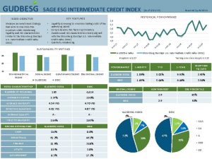 SAGE ESG INTERMEDIATE CREDIT INDEX 0 6 0