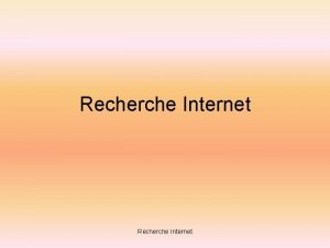 Recherche Internet Quelques chiffres Nombre dinternautes en France