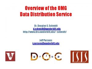 Overview of the OMG Data Distribution Service Dr