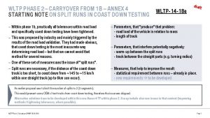 WLTP PHASE 2 CARRYOVER FROM 1 B ANNEX