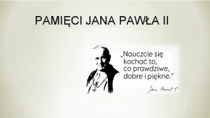 PAMICI JANA PAWA II Renesansowy psaterz Emilii Matce