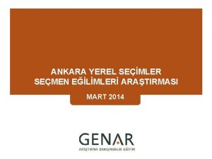 ANKARA YEREL SEMLER SEMEN ELMLER ARATIRMASI MART 2014