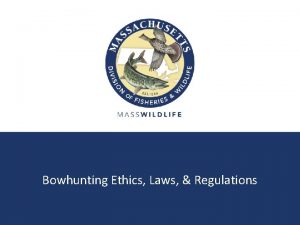 Bowhunting Ethics Laws Regulations Hunting Laws Regulations What