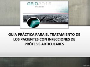 GUIA PRCTICA PARA EL TRATAMIENTO DE LOS PACIENTES