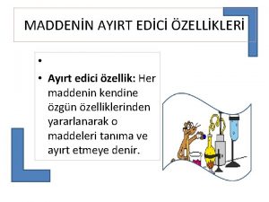 MADDENN AYIRT EDC ZELLKLER Ayrt edici zellik Her