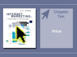Chapter Ten Price Chapter Ten Learning Objectives To