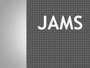 JAMS What are JAMS Acronym outlining options available
