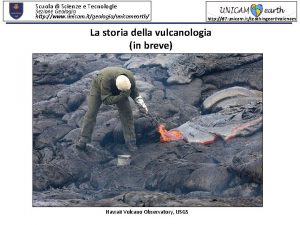 Scuola di Scienze e Tecnologie Sezione Geologia http