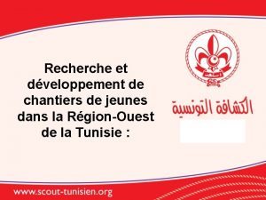 Recherche et dveloppement de chantiers de jeunes dans