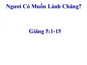Ngi C Mun Lnh Chng Ging 5 1