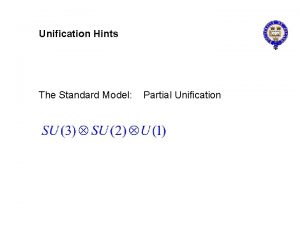 Unification Hints The Standard Model Partial Unification Matter