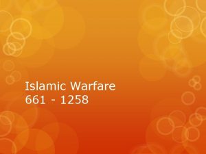 Islamic Warfare 661 1258 Umayyad Dynasty 661 750
