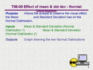 T 06 00 Effect of mean std dev