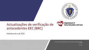Actualizaes de verificao de antecedentes EEC BRC 6