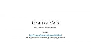 Grafika SVG Scalable Vector Graphics rda http www