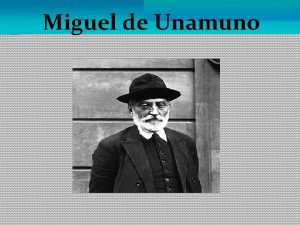 Miguel de Unamuno ndice 1 Parte filosfica 1