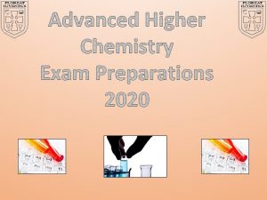 Chemistry Resources Chemistry MS Team Adv Higher Chemistry