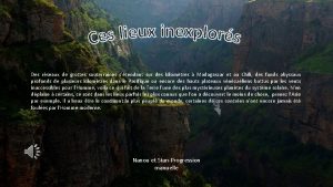 Des rseaux de grottes souterraines stendant sur des