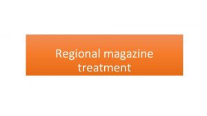 Regional magazine treatment Title and masthead design I