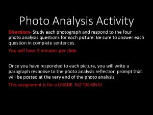 Activity 1 photo analysis