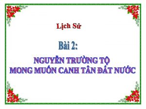 NGUYEN TRNG TO MONG MUON CANH TA N