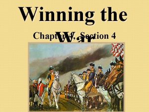 Winning the Chapter 4 Section 4 War European