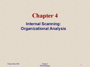 Chapter 4 Internal Scanning Organizational Analysis Prentice Hall