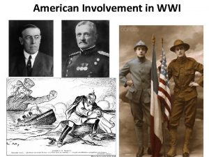 American Involvement in WWI Part 1 The Homefront