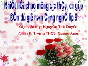 Gio vin dy Nguyn Th Duyn n v