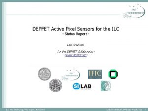 DEPFET Active Pixel Sensors for the ILC Status