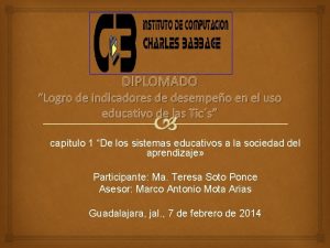 DIPLOMADO Logro de indicadores de desempeo en el