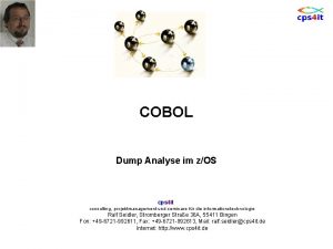 COBOL Dump Analyse im zOS cps 4 it