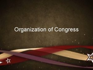 Organization of Congress Opening Day in the House