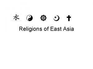 Religions of East Asia Buddhism Originated in South
