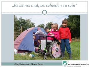 Es ist normal verschieden zu sein Jrg Huber