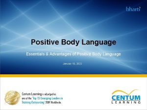 Positive Body Language Essentials Advantages of Positive Body