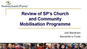 Review of SPs Church and Community Mobilisation Programme