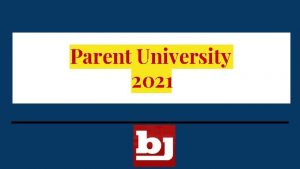 Parent University 2021 BJHS Counseling Center Staff School