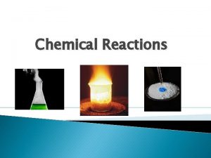 Chemical Reactions Review What is a compound Compound