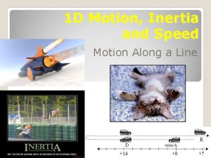 1 D Motion Inertia and Speed Motion Along