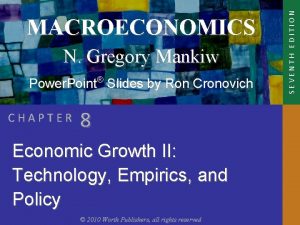 N Gregory Mankiw Power Point Slides by Ron