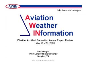 AWIN http awin larc nasa gov Aviation Weather